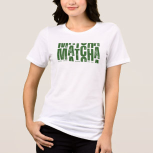 "One More Matcha" T-Shirt – Ästhetischer Matcha-Li Tri-Blend Shirt