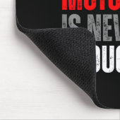 One Motorcycle Is Never Enough Funny Biker Quote F Mousepad (Ecke)