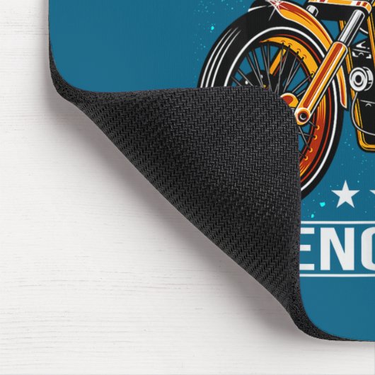 One Motorcycle Is Never Enough - Funny Biker Quote Mousepad (Ecke)