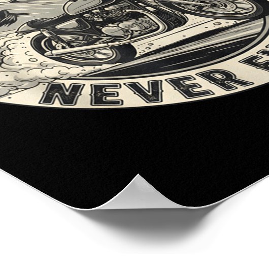 One Motorcycle Is Never Enough Funny Bikers Riders Poster (Ecke)