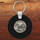 One Motorcycle Is Never Enough Funny Bikers Riders Schlüsselanhänger (Vorderseite)