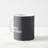 One Motorcycle Is Never Enough Funny Motorcycle Bi Kaffeetasse (Vorderseite Links)