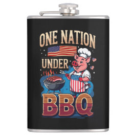 One Nation Under BBQ – Vintage Chef Grillmaster Flachmann