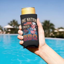 One Nation Under BBQ – Vintage Chef Grillmaster Selters Dosenkühler