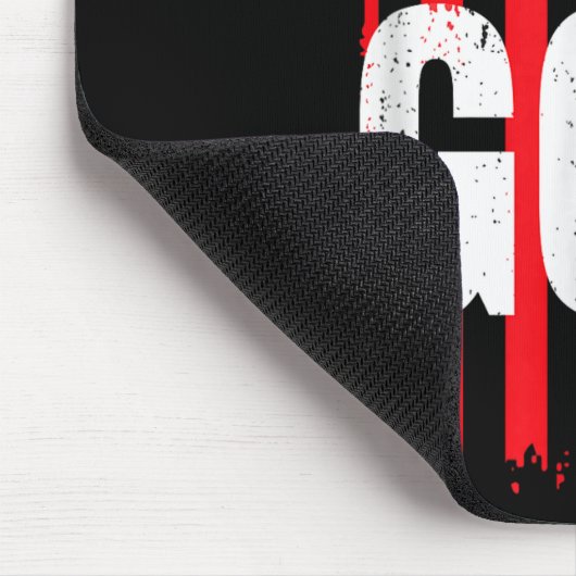 One Nation Under God American Flag Christian Jesus Mousepad (Ecke)