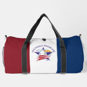 One Nation Under God Eagle Red White Blue USA Duffle Bag (Rückseite)
