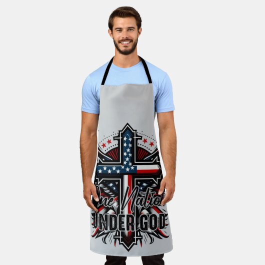 One Nation Under God  Schürze (Getragen)