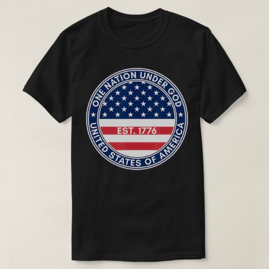 One Nation Under God  T-Shirt (Design vorne)