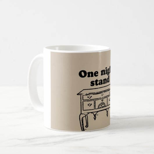 ONE-NIGHT-STAND KAFFEETASSE (Vorderseite Links)
