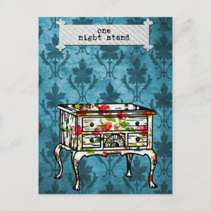 "One Night Stand"-Karte Postkarte