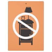 One-Night-Stand Klemmbrett (Rückseite)