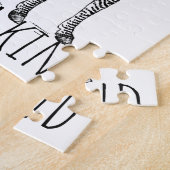 One Of A Kind Unique Zebra Puzzle (Seite)