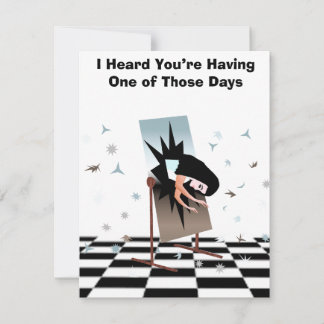 One of Those Days Note Card Mitteilungskarte