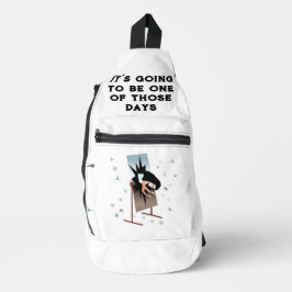 One of Those Days Print Cut Sew Sling Bag