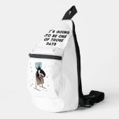 One of Those Days Print Cut Sew Sling Bag (Rechte Ecke)