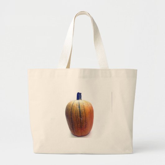 One Orange Pumpkin Jumbo Stoffbeutel (Vorne)