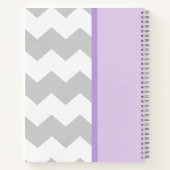 One Page at a Time – Motivational Lavender Floral Notizblock (Rückseite)