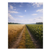 One Path Forward – Minimalist Symbolic Landscape Poster (Vorderseite)