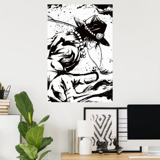 One Piece Ace Poster (Heimbüro)