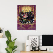 One Piece Blackbeard Poster (Heimbüro)