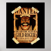One Piece Gol D Roger bounty Poster (Vorne)