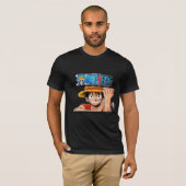 One Piece Luffy Anime Grafik T-Shirt (Vorne ganz)