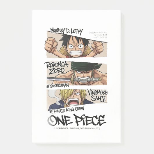 One Piece Post-it Klebezettel (Vorderseite)