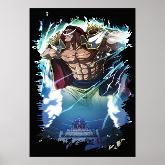 One Piece White Beard Pirates Edward Newgate Poster (Vorne)