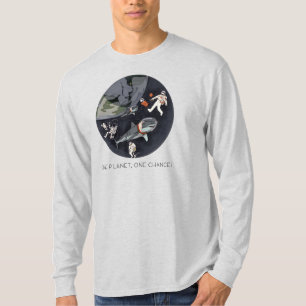 One Planet One Chance - Earth Day (Cartoon Texture T-Shirt