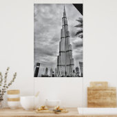 One Rainy day at Burj Khalifa Poster (Küche)