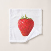 One Red Strawberry btcna Badhandtuch Set (Waschlappen)