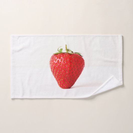 One Red Strawberry btcna Badhandtuch Set (Handtuch)