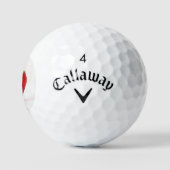 One Red Strawberry css gbcna Golfball (Logo)