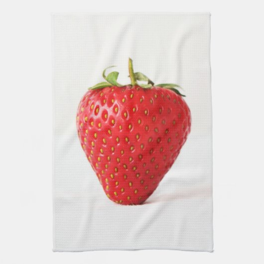 One Red Strawberry ktcna Geschirrtuch (Vertikal)