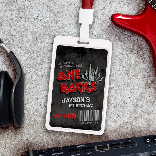 One Rocks - 1. Geburtstag VIP Zugang Ausweis