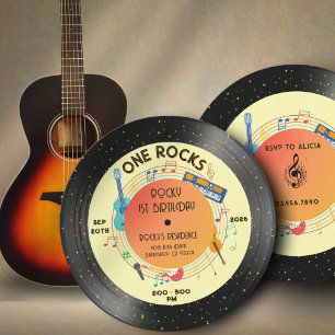 One Rocks - Einladung zum ersten Geburtstag - Gebo