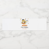 One Rocks Gitarre Wasser Flasche Etikett Geburtsta (Einzelnes Label)