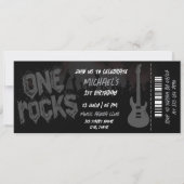 One Rocks Music Themenkonzert Geburtstag Einladung (Vorderseite)