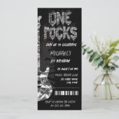 One Rocks Music Themenkonzert Geburtstag Einladung (Stehend Vorderseite)