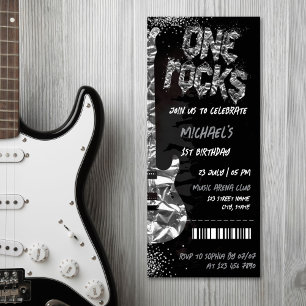 One Rocks Music Themenkonzert Geburtstag Einladung
