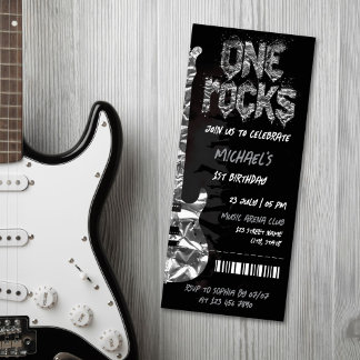 One Rocks Music Themenkonzert Geburtstag Einladung