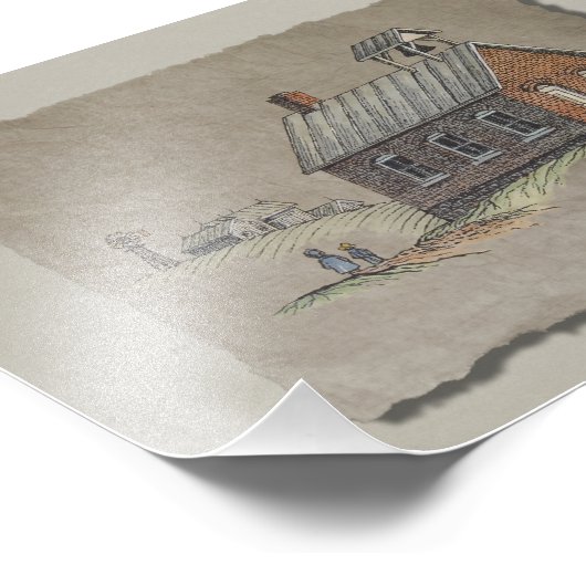 One Room School Fotodruck (Ecke)