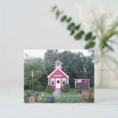 One Room School House Postkarte (Stehend Vorderseite)