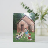 One Room School Postkarte (Stehend Vorderseite)