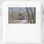 One Room Schoolhouse Rechteckiger Aufkleber (Tasche)
