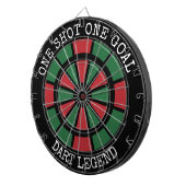One Shot One Goal Dartscheibe Dart Legende (Vorderseite rechts)