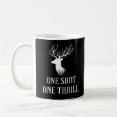 One Shot One Thrill | Hirschjagd Kaffeetasse (Links)