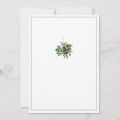 One Silly Christmas Goose Fest Winter Birthday Einladung (Rückseite)