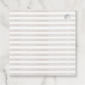 One Silly Goose 1st Birthday Thank You Geschenkanhänger (Rückseite)