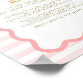 One Silly Goose 1st Birthday Time Capsule Sign Poster (Ecke)